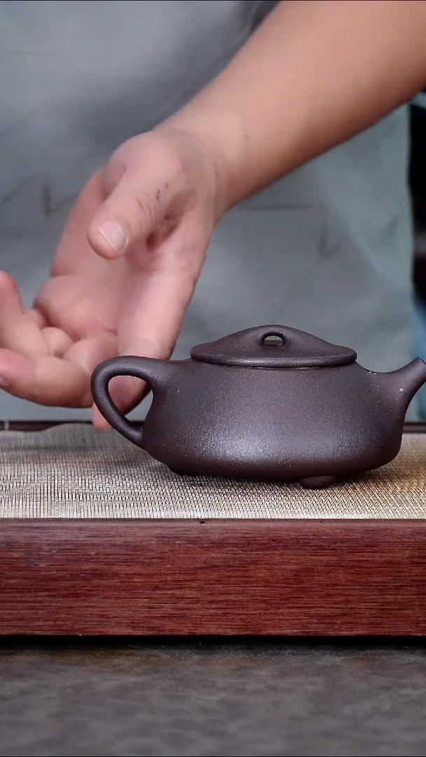 茶壶紫砂景舟石瓢约310cc
