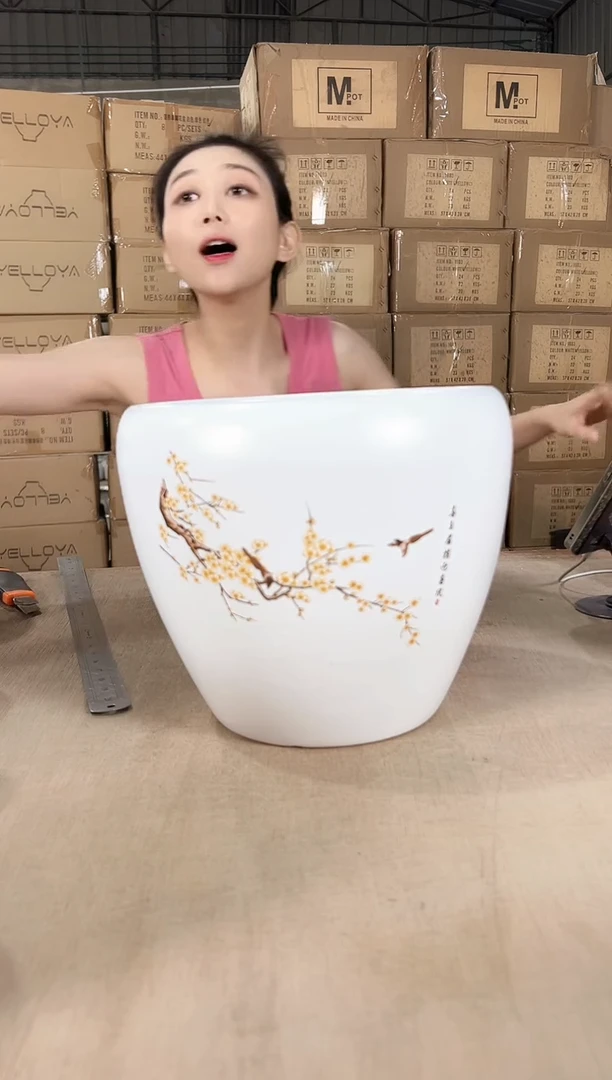 蛋型喜上哑白大号23x21