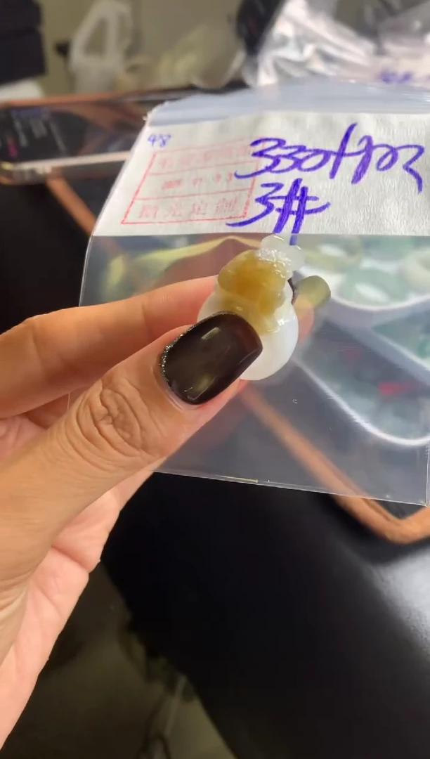 未镶嵌定制翡翠48戒圈3*340元毛货需精抛光发