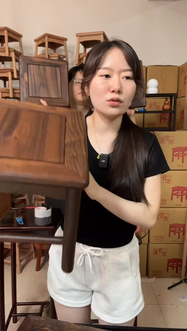 花梨木类柬埔寨黑酸枝高档小方凳