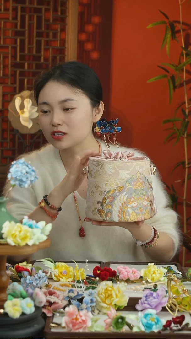 刺绣闪购纯手工非遗国风饰品