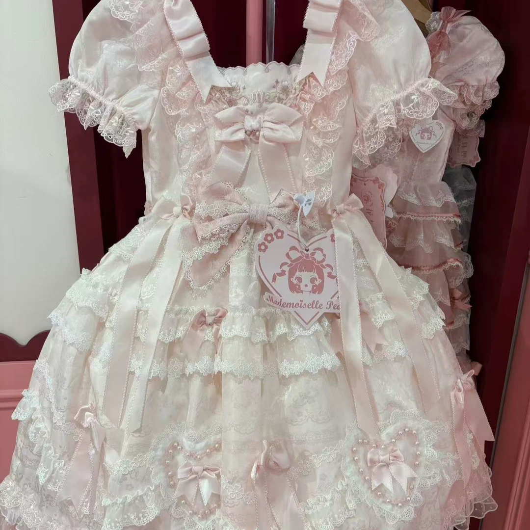 【童装】樱花树下的告白op 原创Lolita 花与珍珠匣