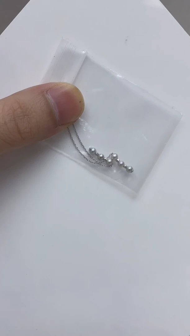 银S925镶嵌耳饰海水珍珠