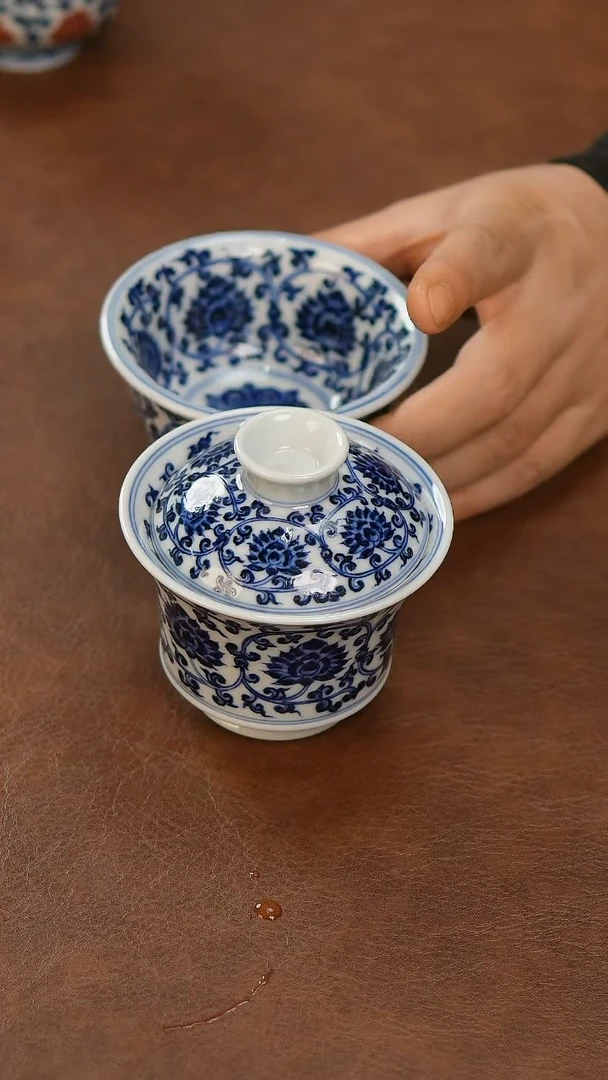 【闪购商品】杯景德镇陶瓷杯盖碗12