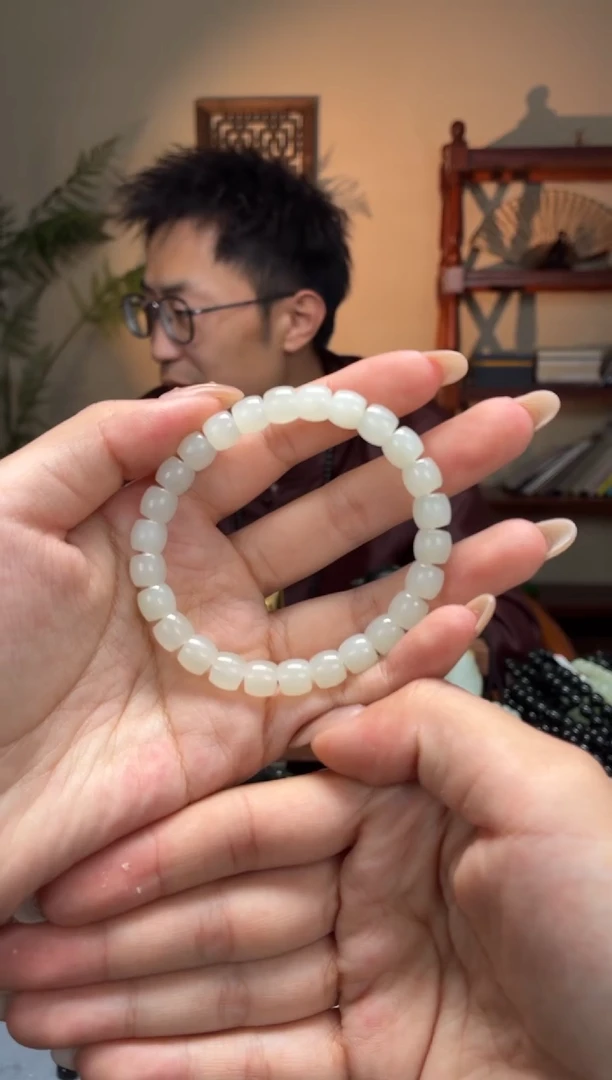 未镶嵌手串和田玉天泰7-8直