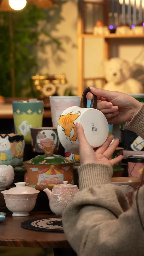 杯子瓷a112景德镇原创手工陶瓷