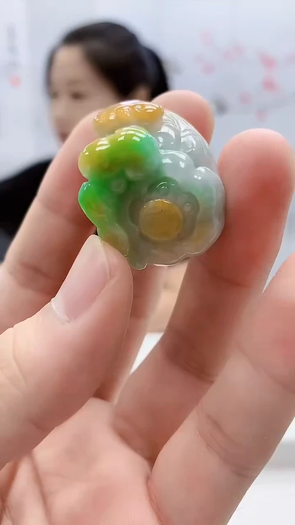 定制翡翠未镶嵌4902bb-毛货挂件60