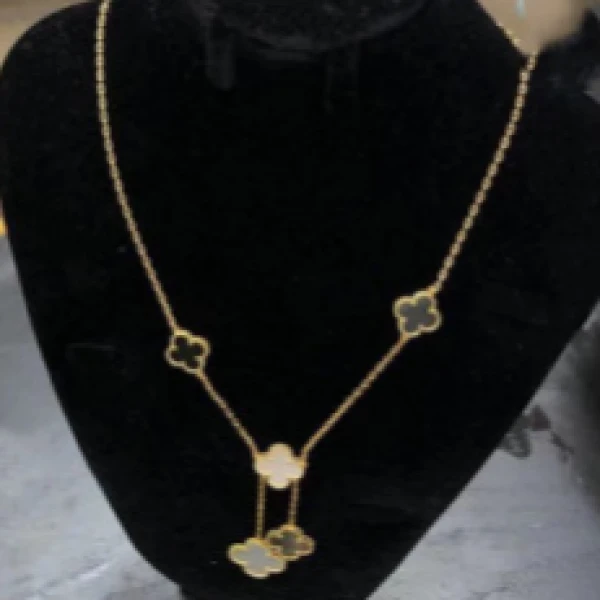 非金属项链 【欧宝莱尔】时尚精品四叶草项链OJJ-01