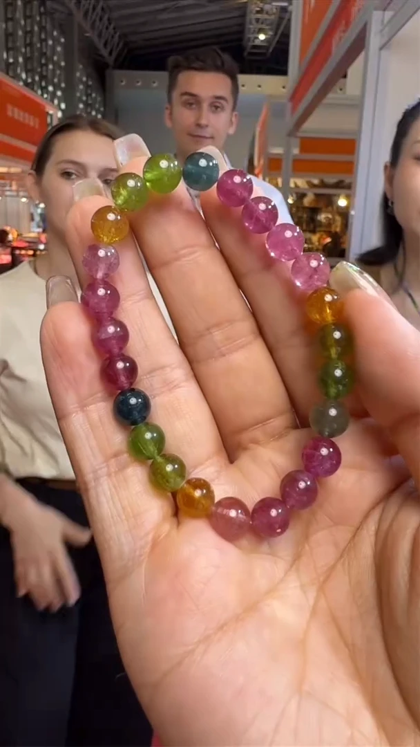 手链未镶嵌碧玺上海珠宝展假一罚十7mm