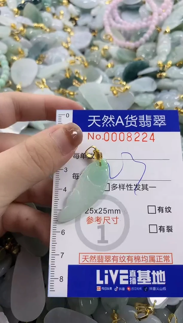 颈饰未镶嵌翡翠天然A货翡翠