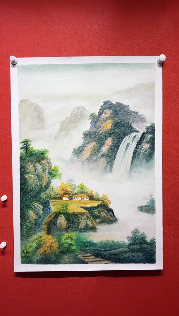 国画秦燕格国画手绘作品Y40