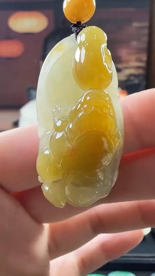 未镶嵌挂件翡翠金蟾