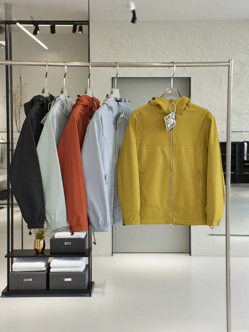 王炸单品秋冬3D立裁防风防水摇粒绒保暖连帽冲锋软壳户外机能夹克