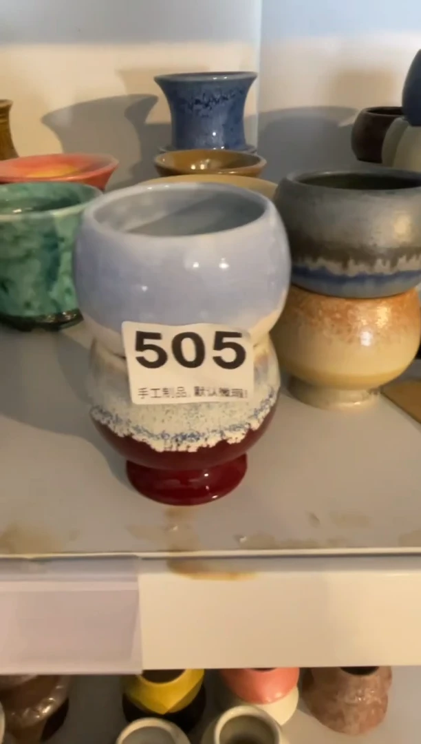 瓷片果*儿505知木小芳花盆