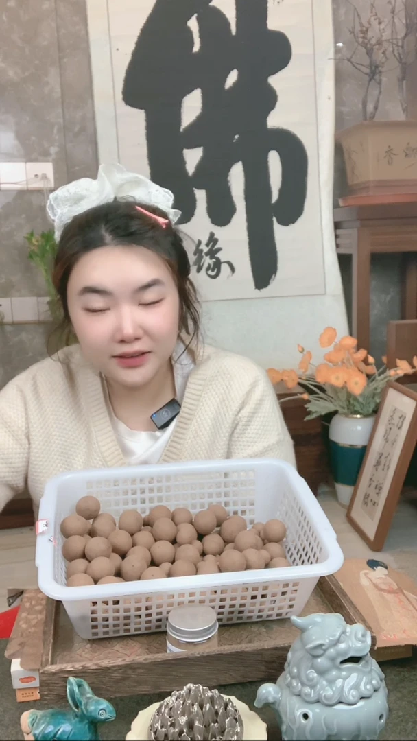 【闪购商品】泥塑1.2 鹅梨手串