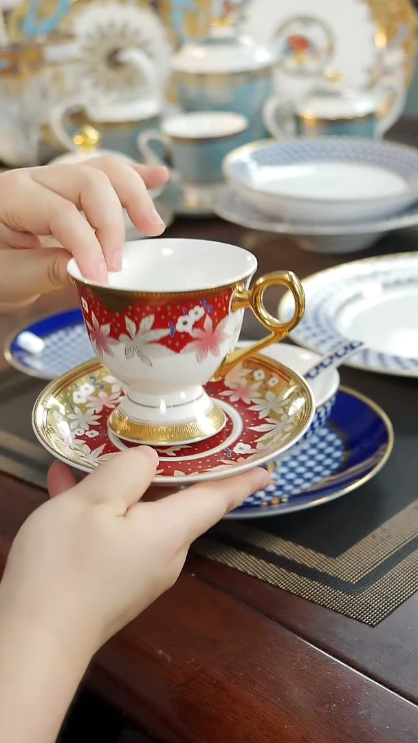 瓷片咖啡杯碟  福利价