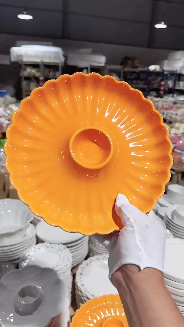 瓷片饺子盘微瑕 凑满20元包邮