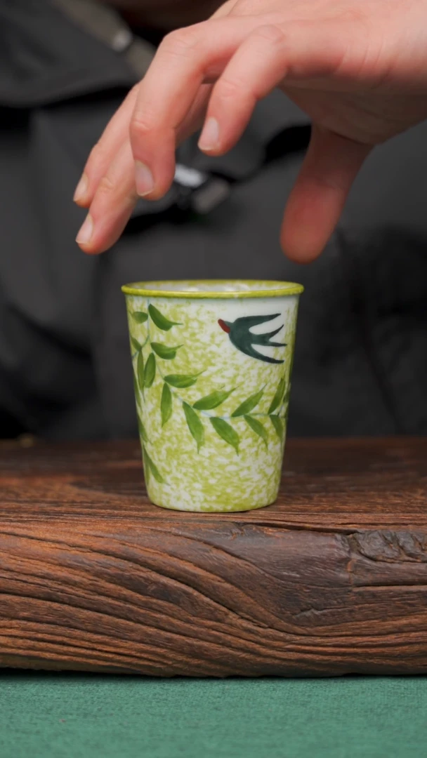 【闪购商品】瓷片29景德镇杯釉下手工手绘瓷器