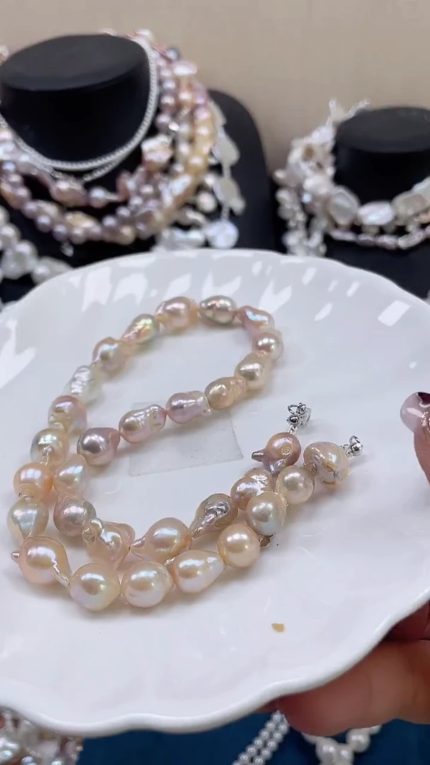 未镶嵌项链淡水珍珠【纯恬饰品】