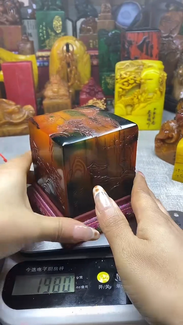 寿山石印石纯天然篆刻石料