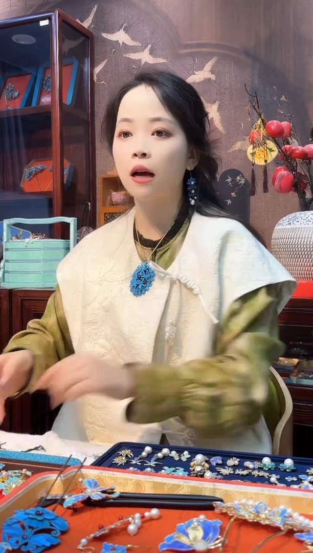 纯铜锆石合金S***y非遗重工发夹