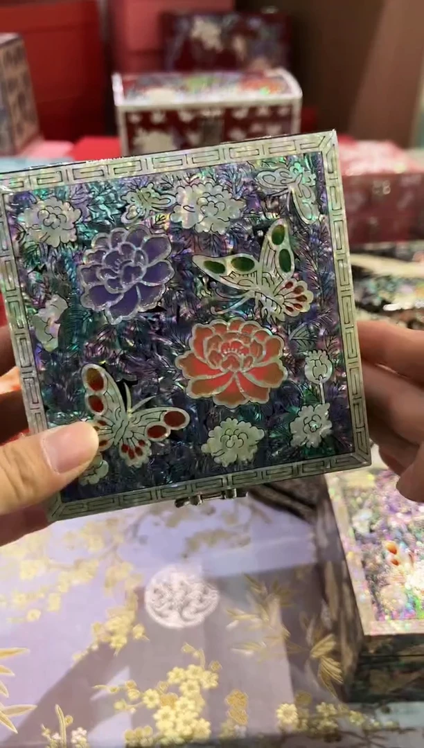 小*果黑底白边·微瑕·弘贝雅螺钿漆器文化馆