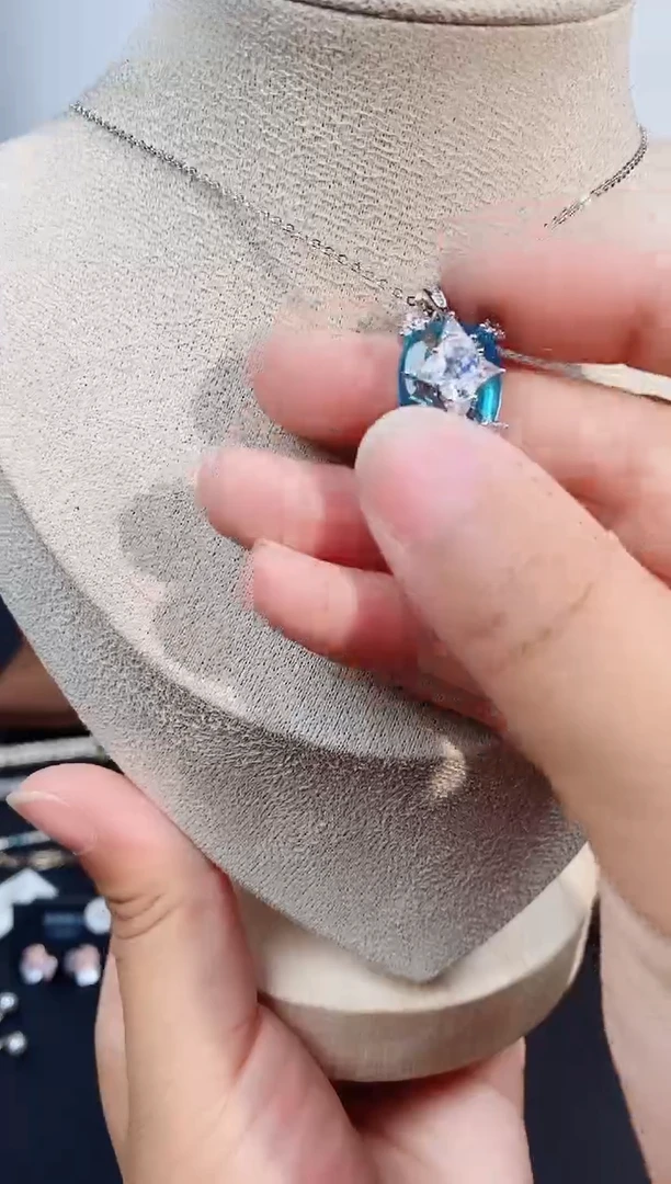 铜合金无925银项链7192