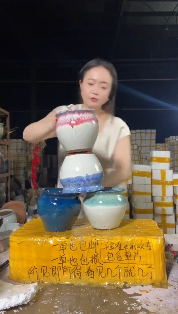 宜兴紫砂花盆盆盆14*13