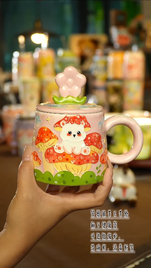 景德镇陶瓷手工手绘&A383