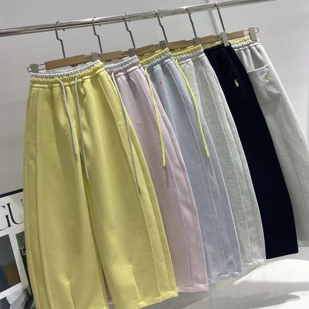 【亲子款】撞色腰果冻裤男女亲子弯刀香蕉裤宽松大童