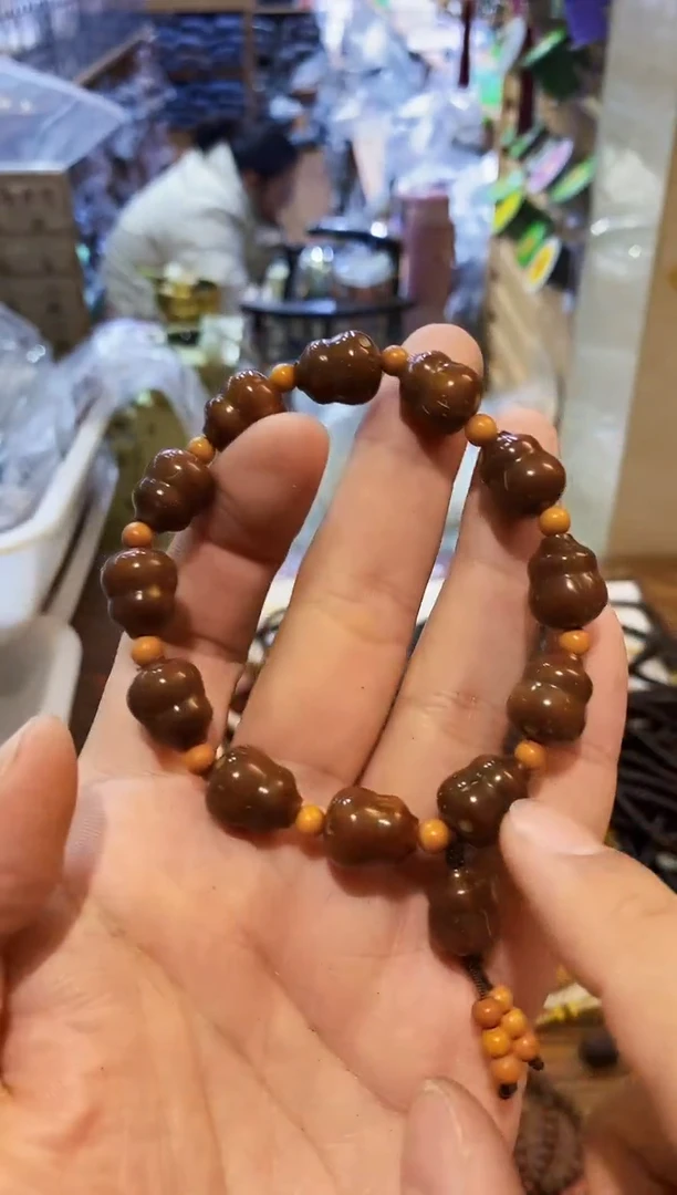 【闪购商品】紫金鼠手串深色大葫芦