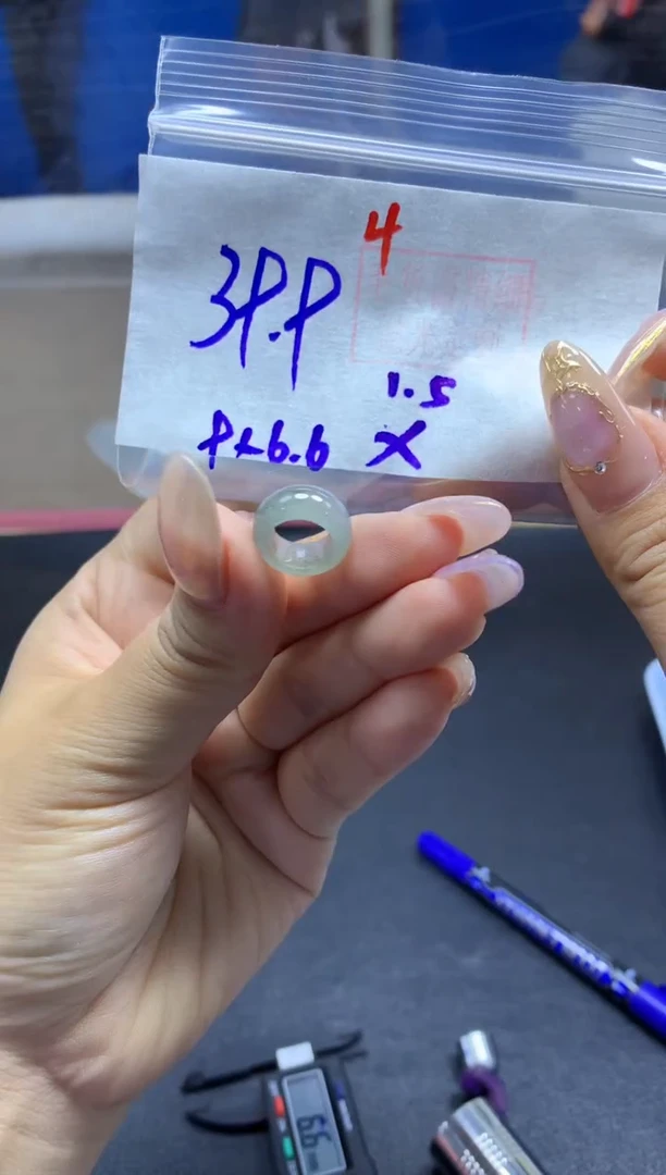 未镶嵌定制翡翠甜甜圈#39.9元-毛货需精细抛光