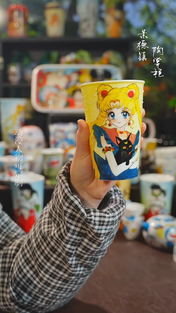 景德镇高温釉下彩纯手工手绘