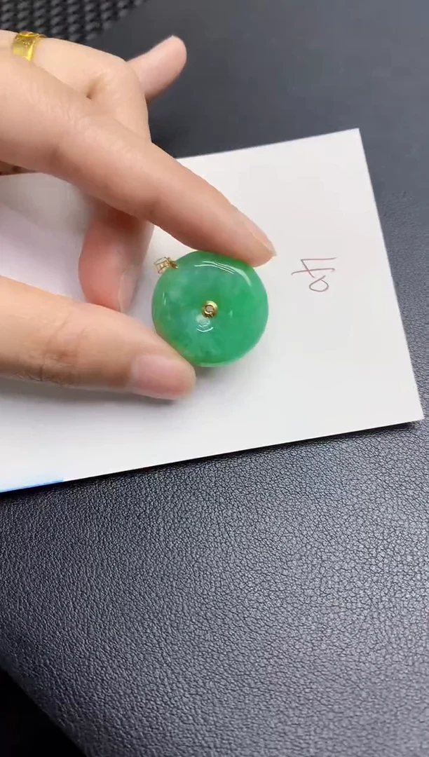 【闪购商品】翡翠颈饰18K金镶嵌000000000