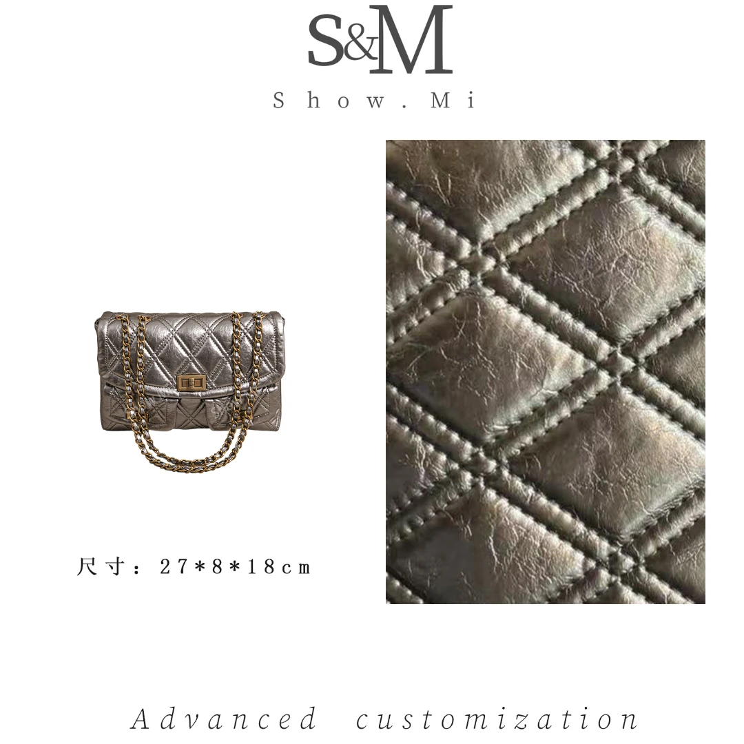 【Show Mi】SK-63009-古铜色-轻奢小众时尚百搭女士包包sm