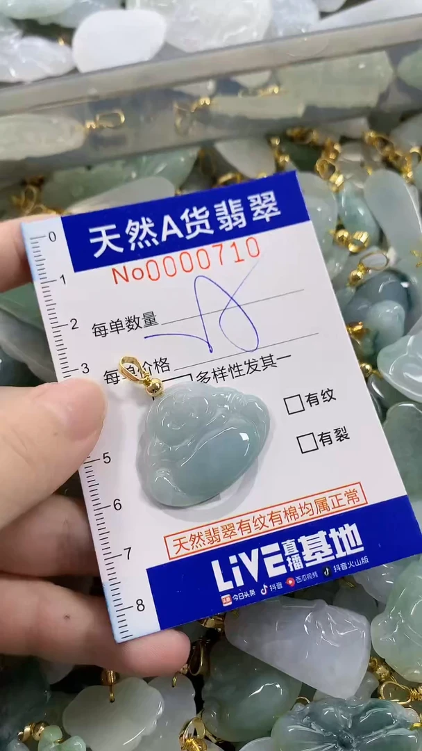 颈饰未镶嵌翡翠天然A货翡翠