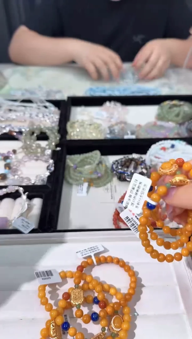 水晶手链未镶嵌I033蜜啦镶嵌款