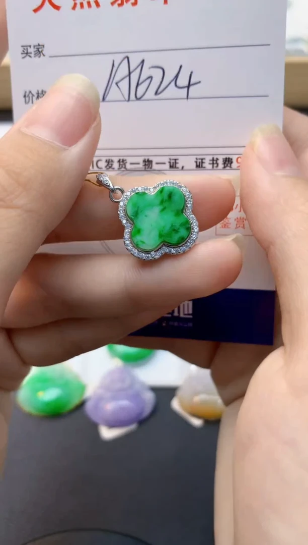 颈饰未镶嵌翡翠天然缅甸A货翡翠