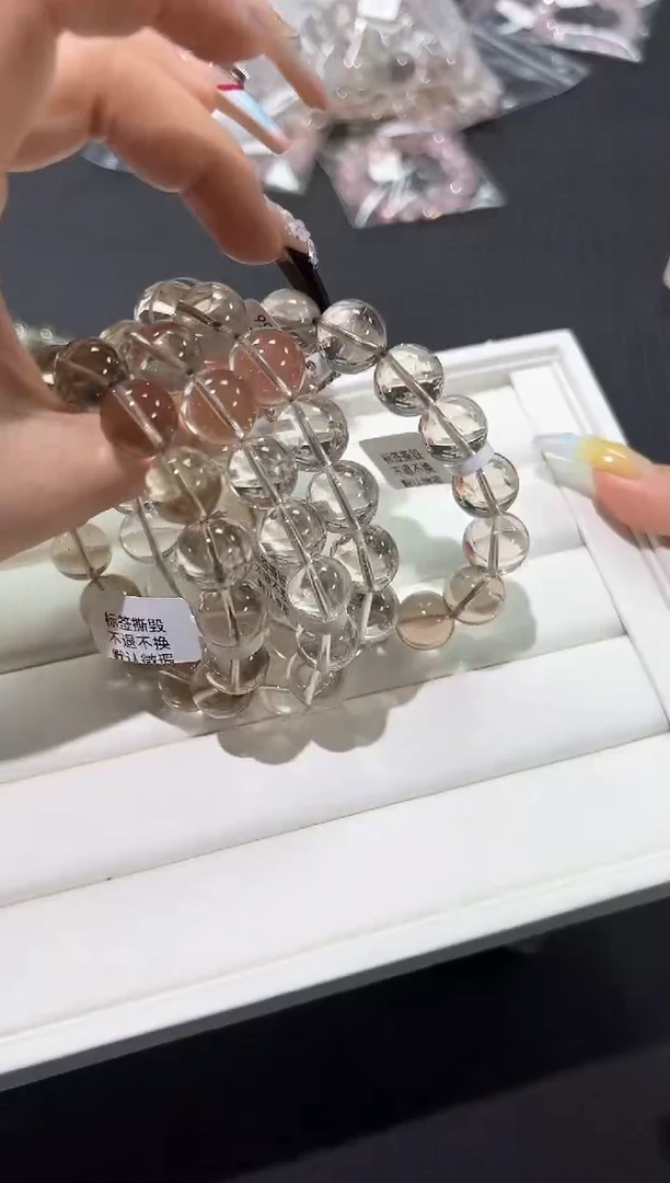 水晶手链未镶嵌99n多样性发其一【1条】默认微瑕13mm