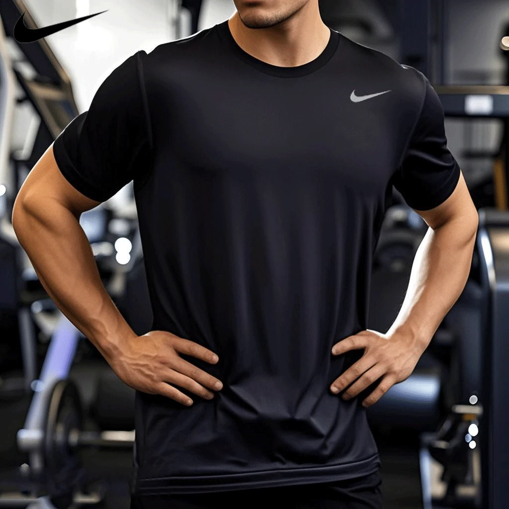 NIKE耐克短袖2025新款跑步训练透气快干T恤圆领篮球运动服HF0507