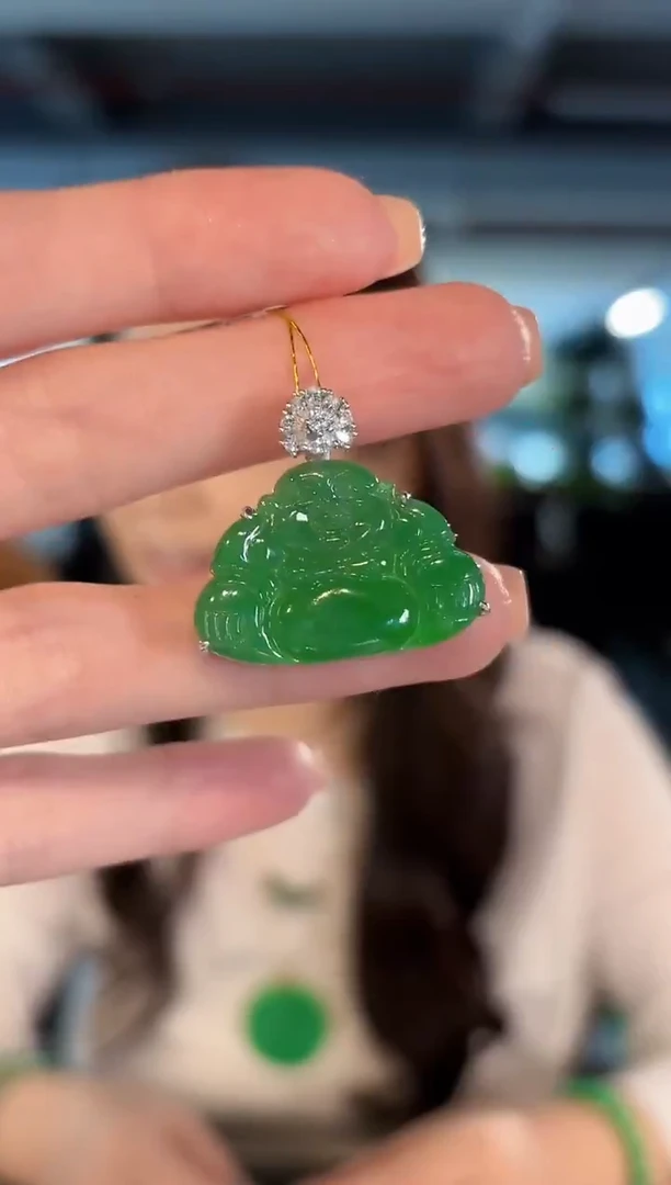 颈饰未镶嵌翡翠 缅甸A货/支持复检/一件