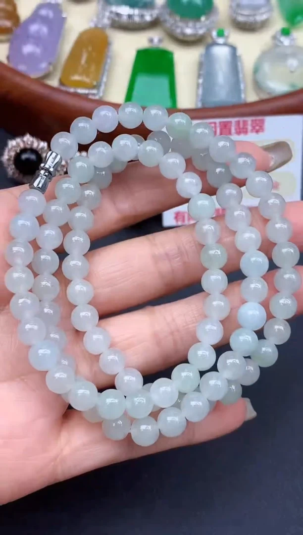 颈饰未镶嵌翡翠宁*。142-中国好珍宝