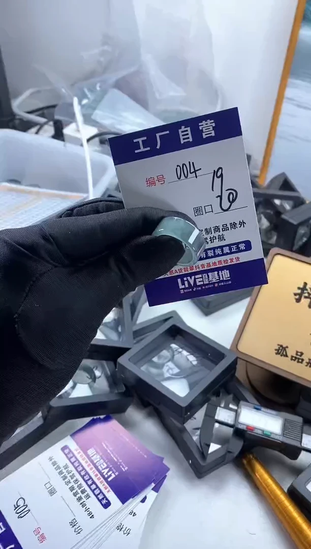 未镶嵌戒圈翡翠004