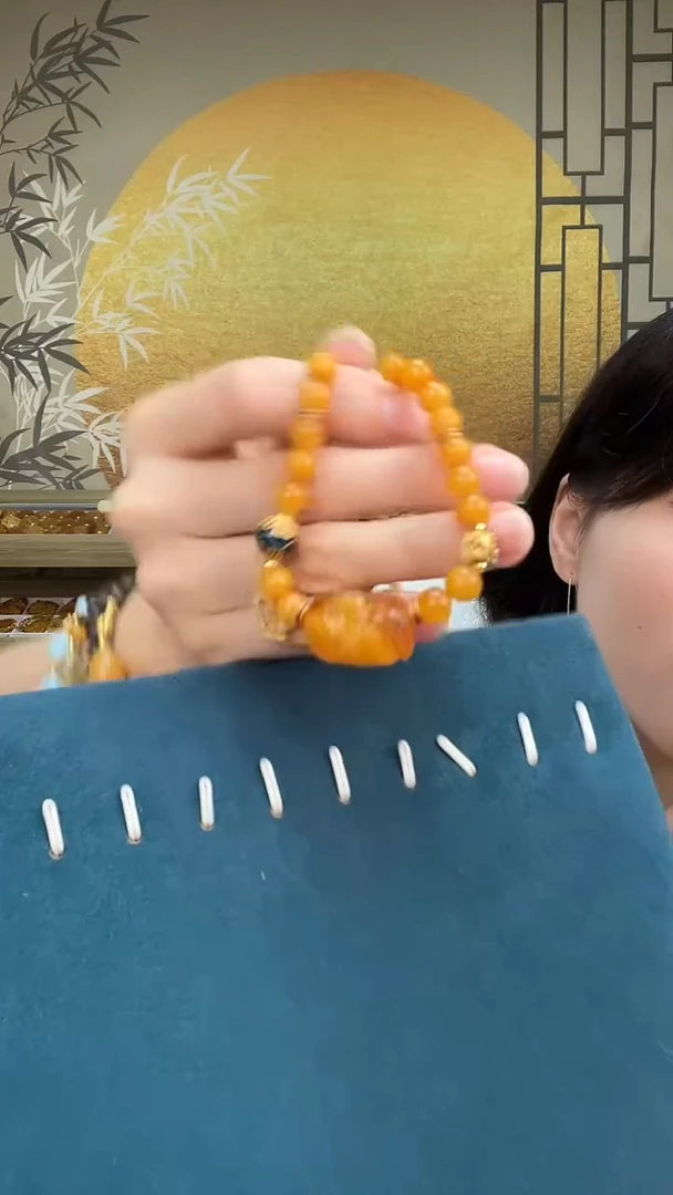 裸石琥珀未镶嵌天然蜜蜡A2414