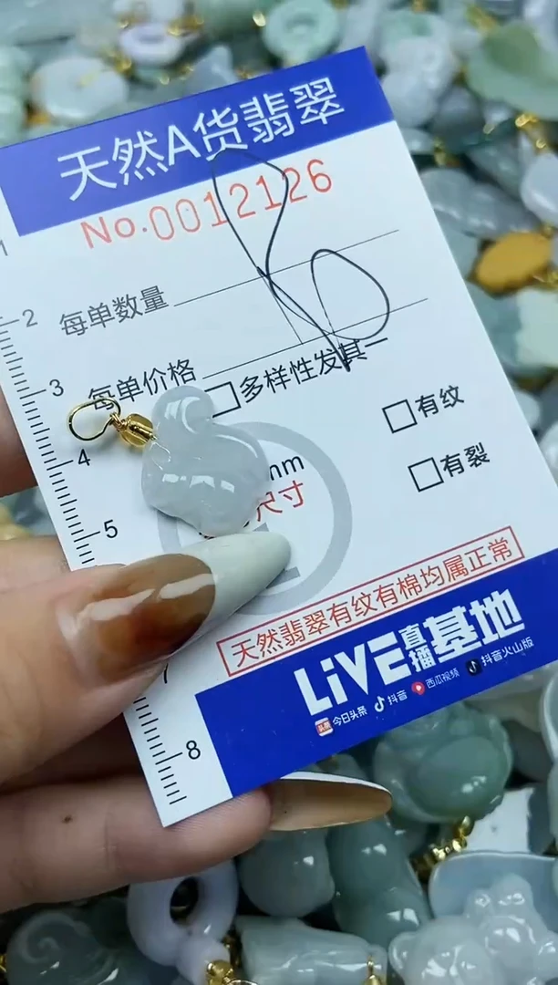 【闪购商品】翡翠颈饰未镶嵌天然A货翡翠