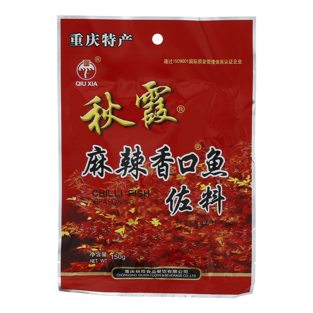 QIUXIA/秋霞麻辣香口鱼佐料150g
