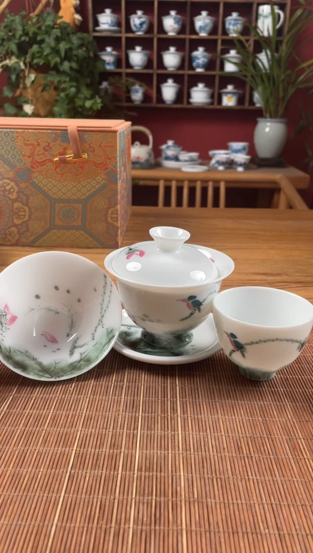 盖碗/杯群芳斋闪购链接（以闪拍图片为准）