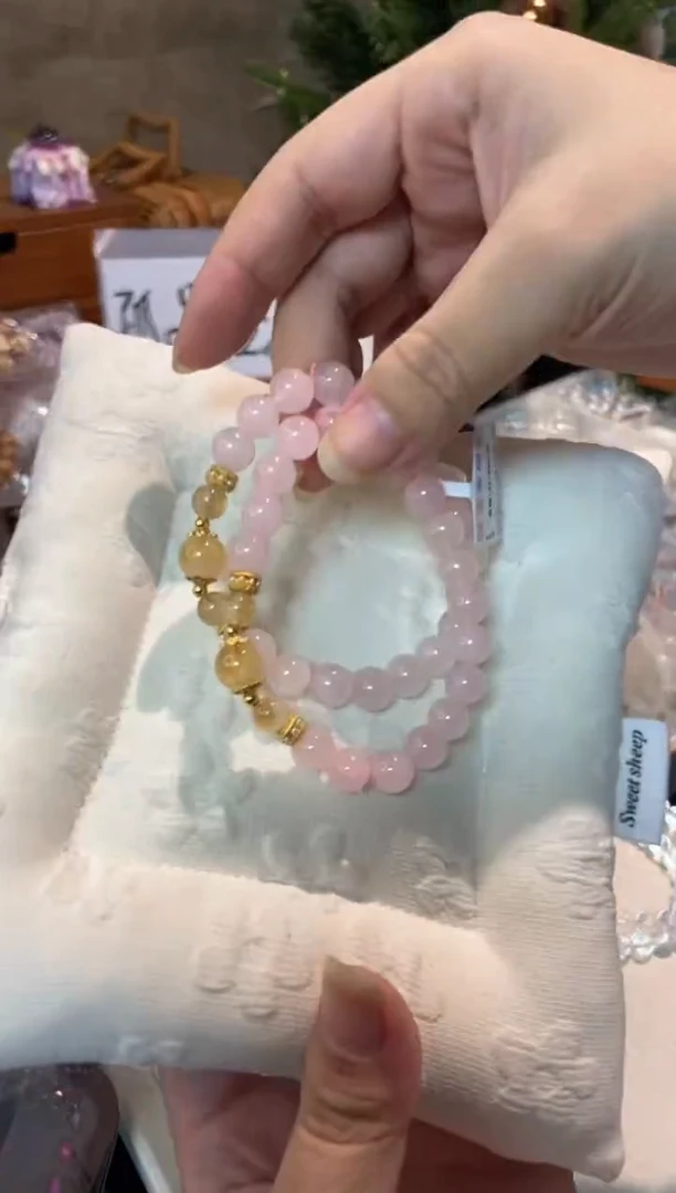 未镶嵌手串水晶孤品捡漏均匀瑕疵介意勿拍
