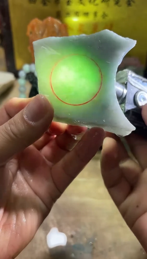未镶嵌挂件翡翠A货常星7062