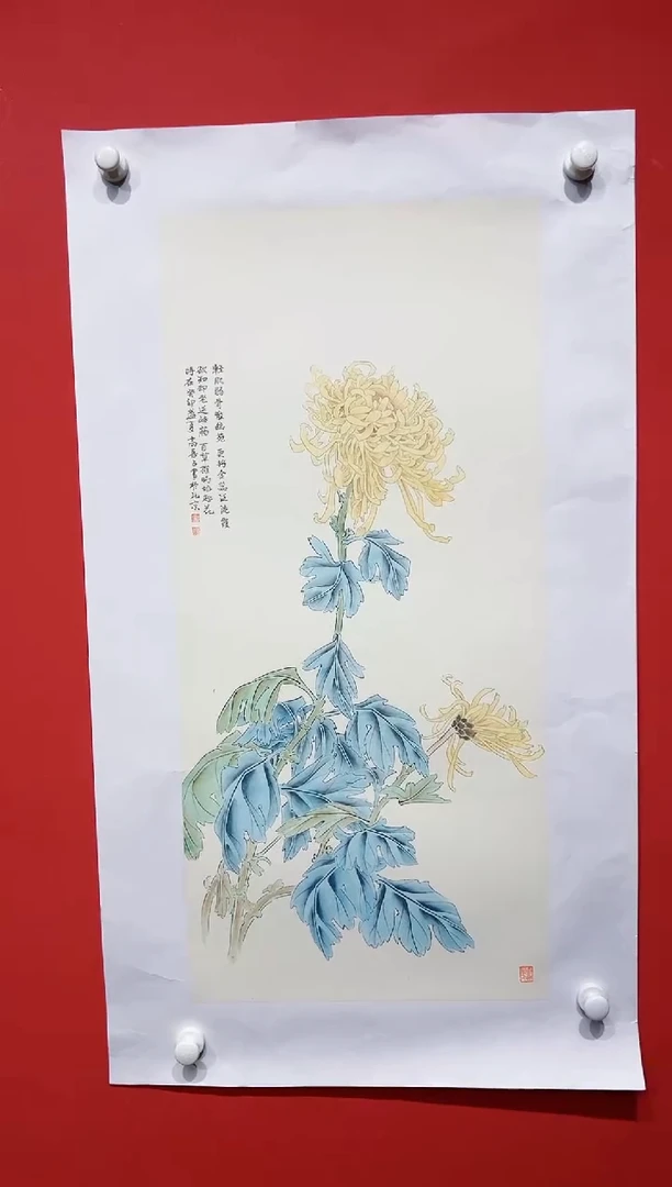 国画高喜占-3.5平尺-国画作品